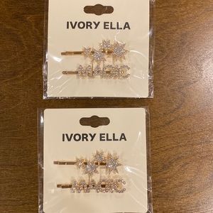 Brand new Ivory Ella hair pins